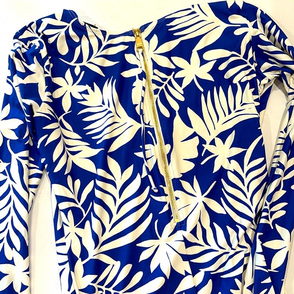 Kate Spade blue berry Rashguard Swimsuit - Picture 5 of 7